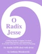 O Radix Jesse SATB choral sheet music cover